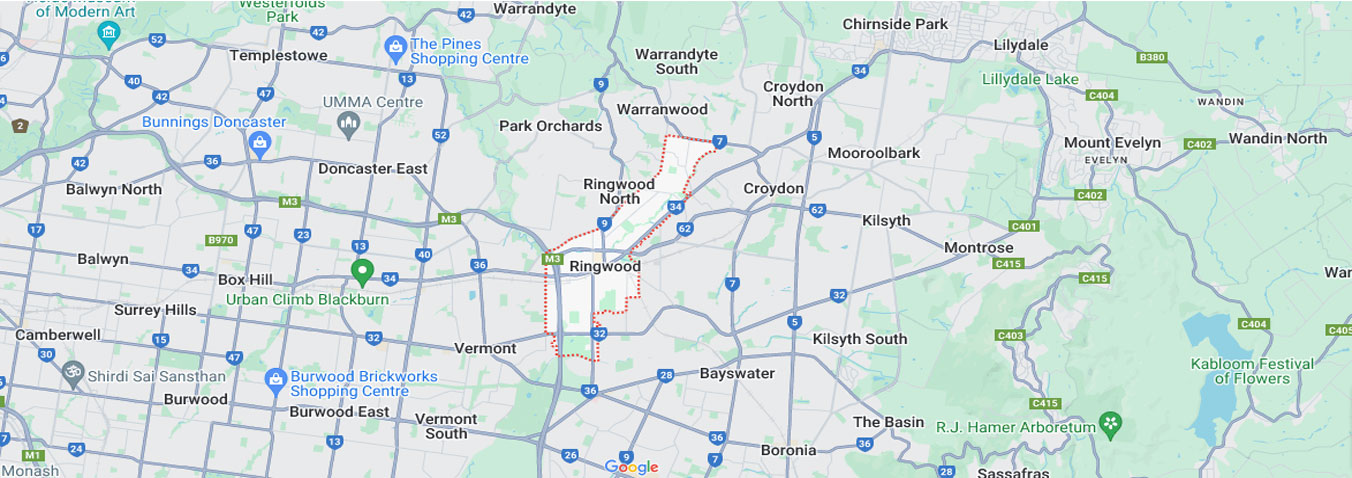 Ringwood map area